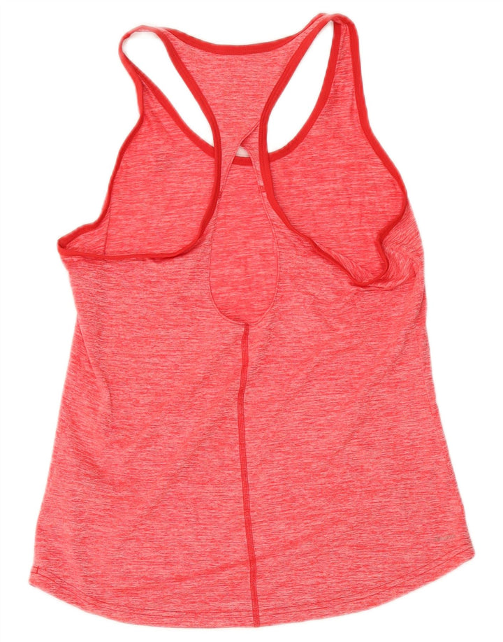 Adidas Mujer Climalite Chaleco Top UK 12/14 Poliéster moteado rosa medio