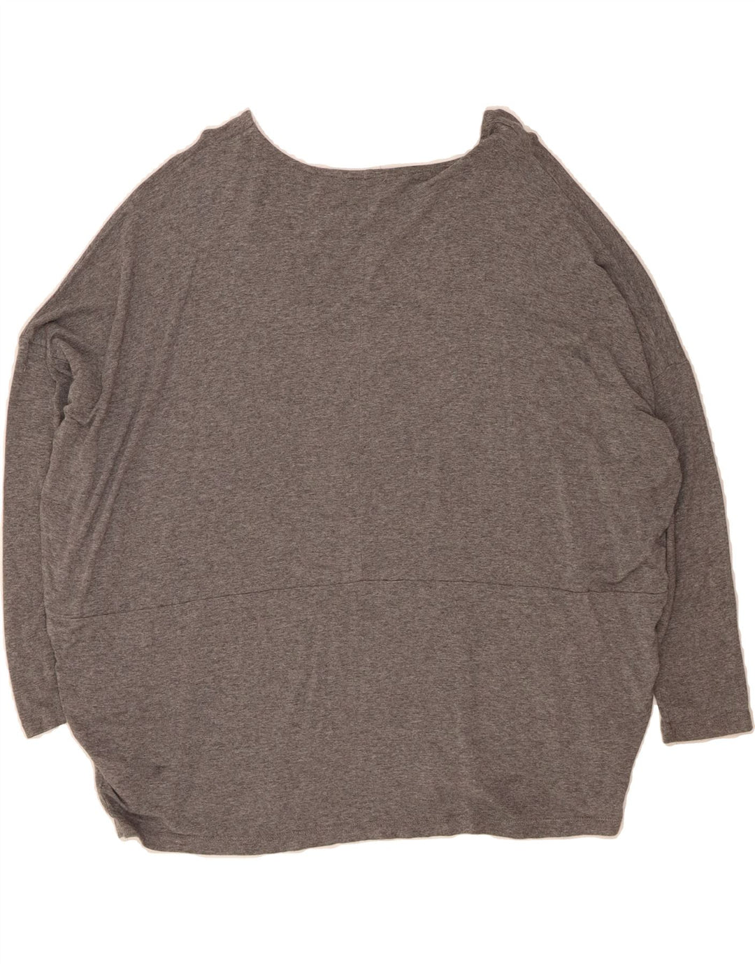 DACK'S Womens Oversized Top 3/4 Sleeve UK 18 XL Grey Viscose Vintage Dack's and Second-Hand Dack's from Messina Hembry 