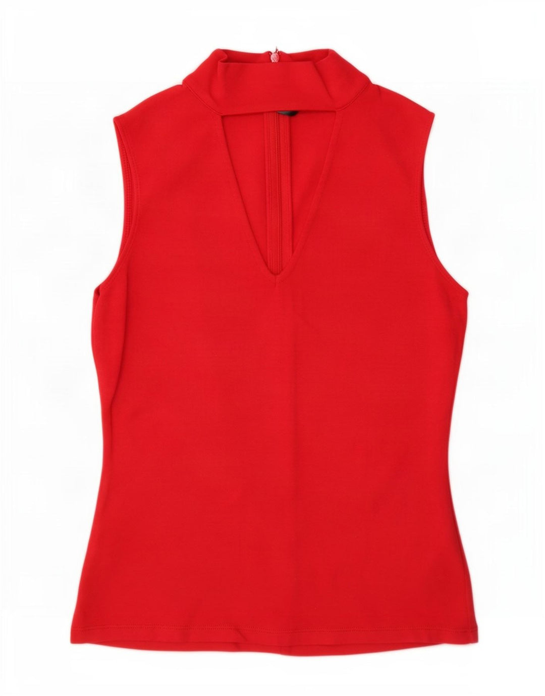 Karen Millen Blusa para Mujer Top UK 10 Small Viscosa Roja