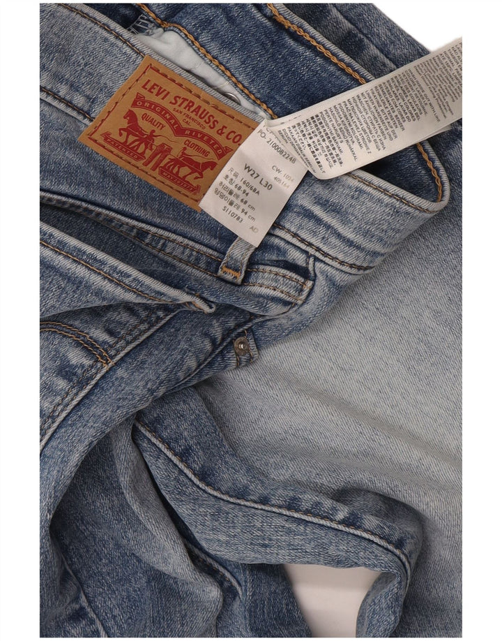 Vaqueros Levi's Mujer 314 Shaping Straight W27 L30 Algodón Azul