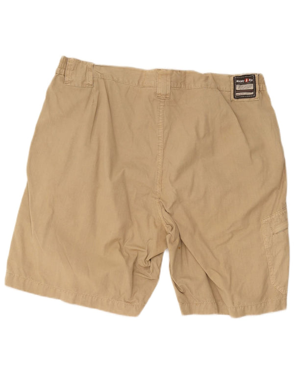 Murphy & Nye Pantalones cortos cargo para hombre W38 XL Algodón beige