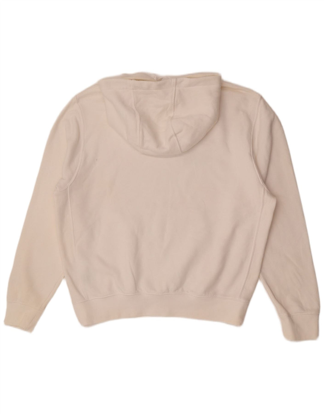 NIKE Sudadera con capucha gráfica para hombre, jersey de algodón blanco mediano