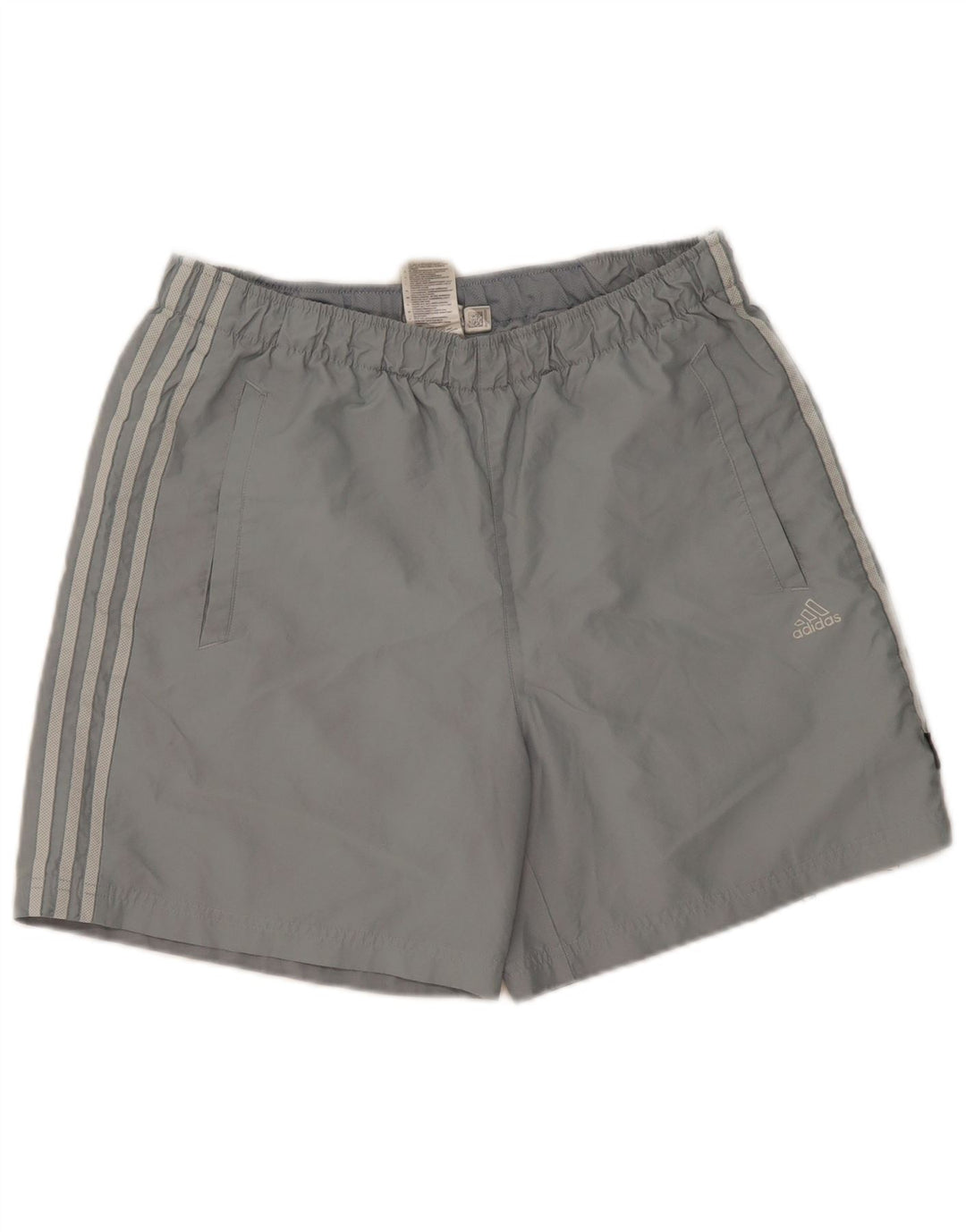 Pantalón Corto Deportivo Adidas Hombre Gris Medio Poliéster