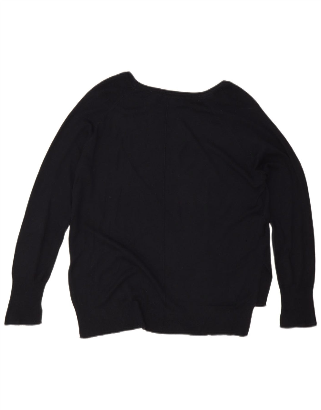 Zara - Jersey con cuello barco para mujer, talla 40, talla grande, color azul marino