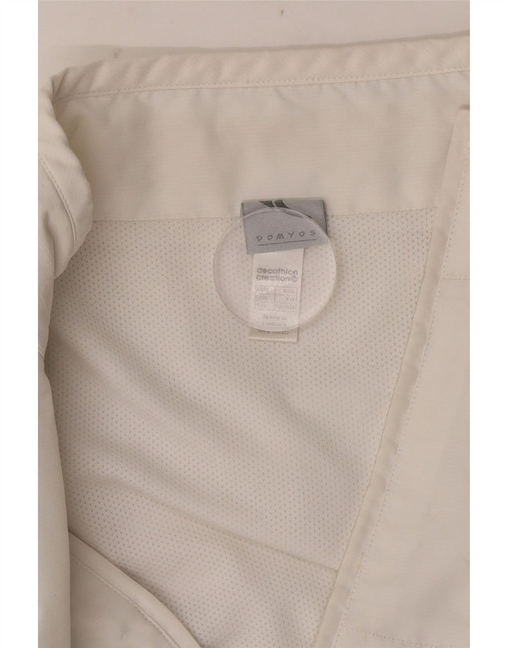 Domyos Chaqueta De Chándal Hombre 2XL Blanco Colorblock Poliéster