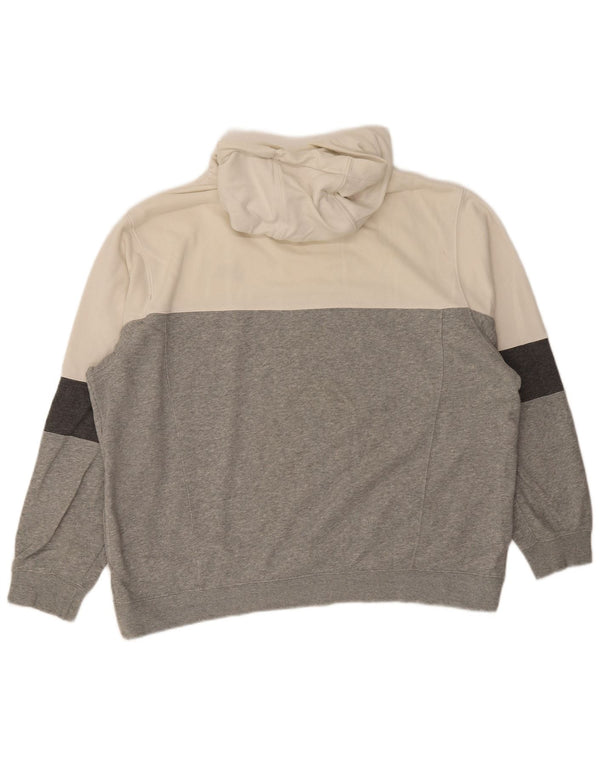 Nike Hombre Sudadera con capucha Jumper XL Gris Colorblock Algodón