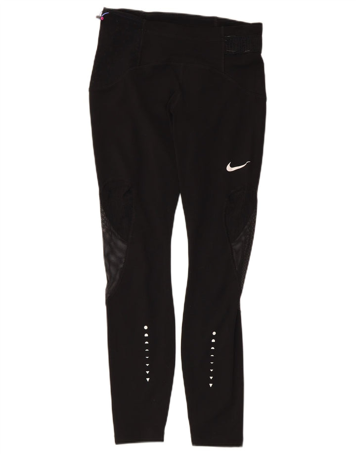 NIKE Leggings Dri Fit para mujer UK 8 Small Poliéster negro