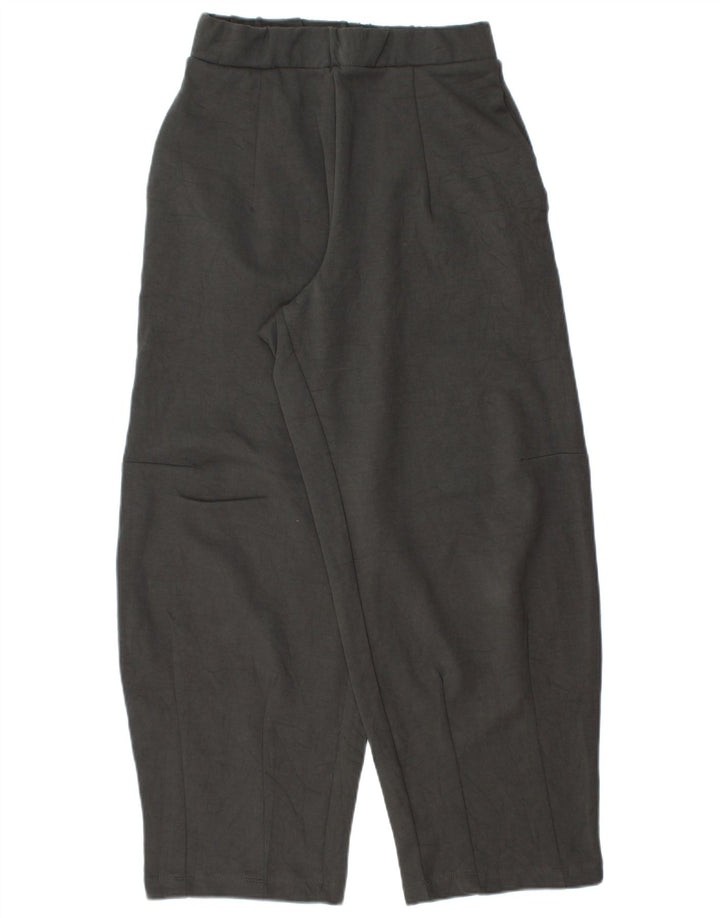 Zara Mujer Pantalón Chándal UK 10 Small Gris Algodón
