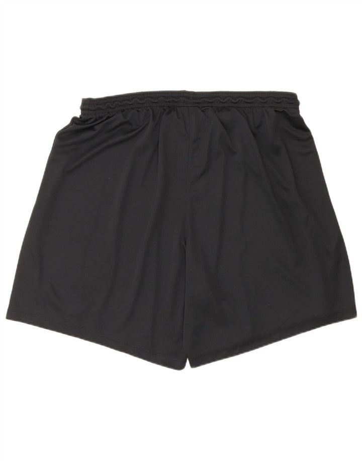 Nike Pantalones cortos deportivos Dri Fit Slim Fit para hombre, 2XL, poliéster negro