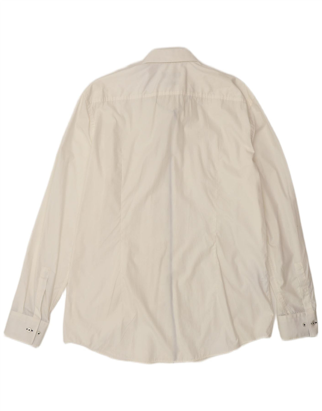 Hugo Boss Camisa Slim Fit para hombre Talla 44 17 1/2 XL Algodón blanco