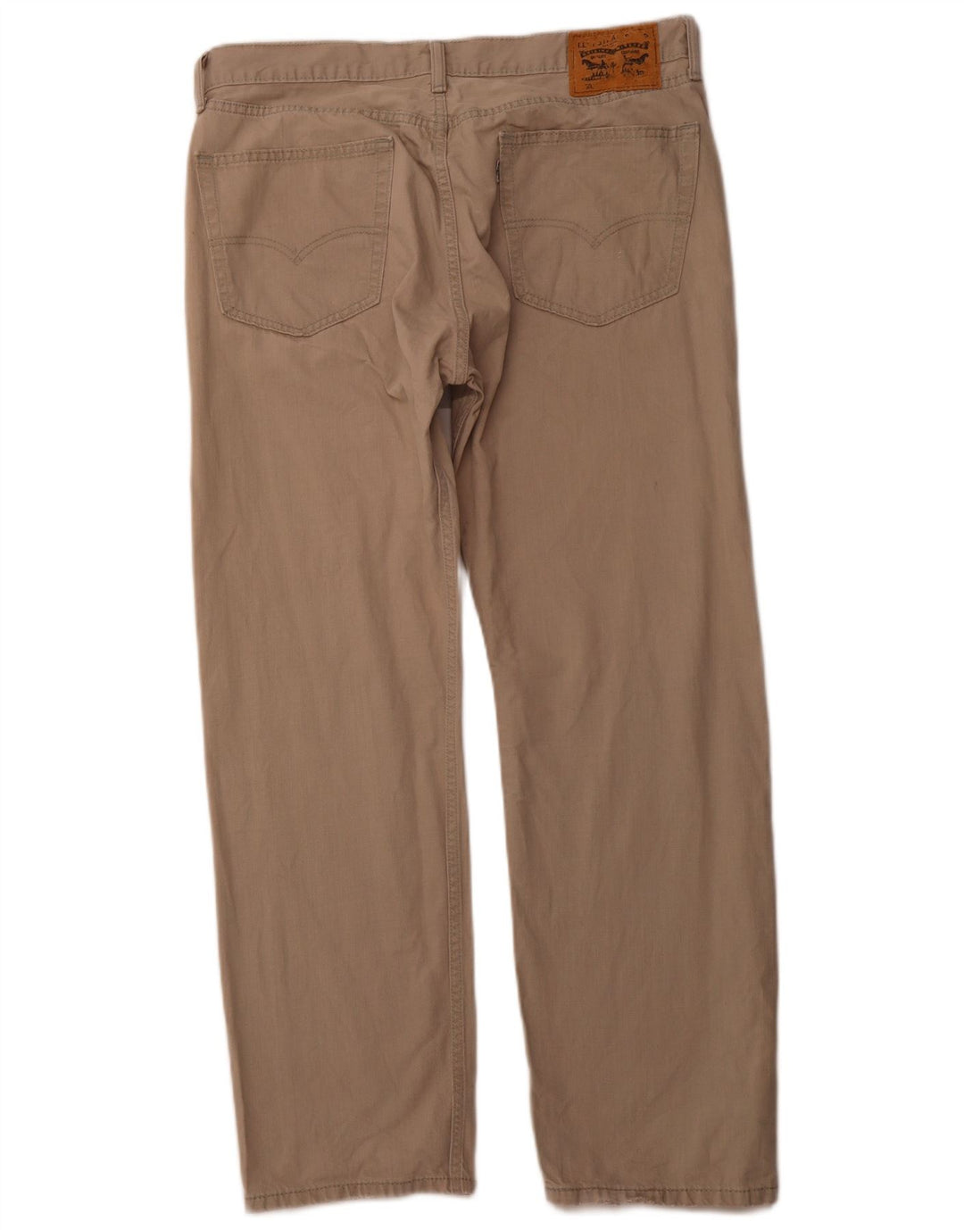 LEVI'S Vaqueros rectos 501 para hombre W36 L30 Algodón beige