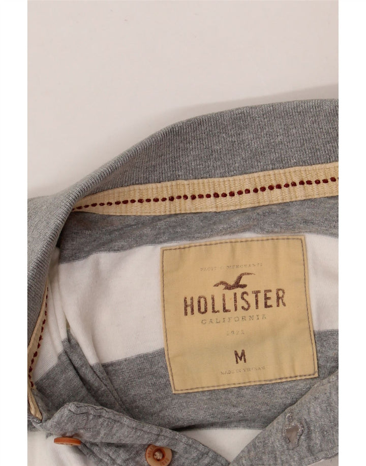 Polo Hollister Hombre Rayas Gris Medio