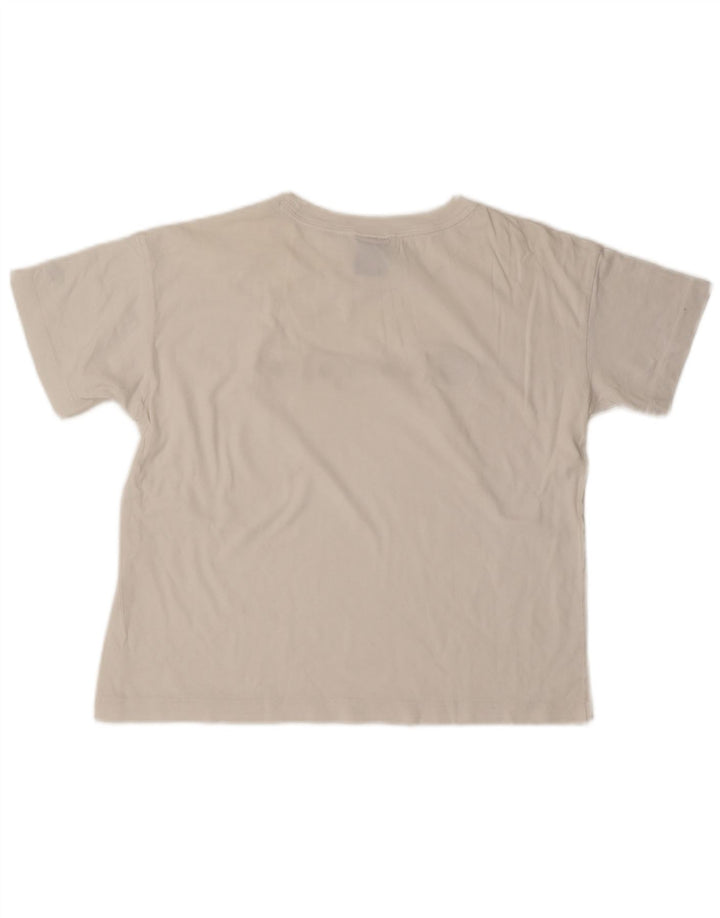 Champion Camiseta Corta Gráfica para Mujer UK 40 Medium White
