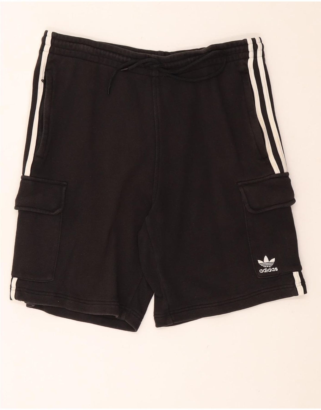 Adidas Pantalones Cortos Deportivos Gráficos Para Hombre Deportes De Algodón Negro Mediano