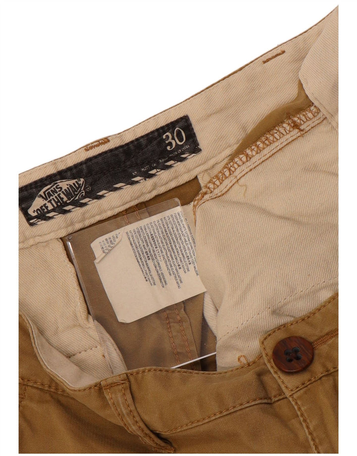Shorts Cargo Hombre Vans W30 Algodón Beige Medio