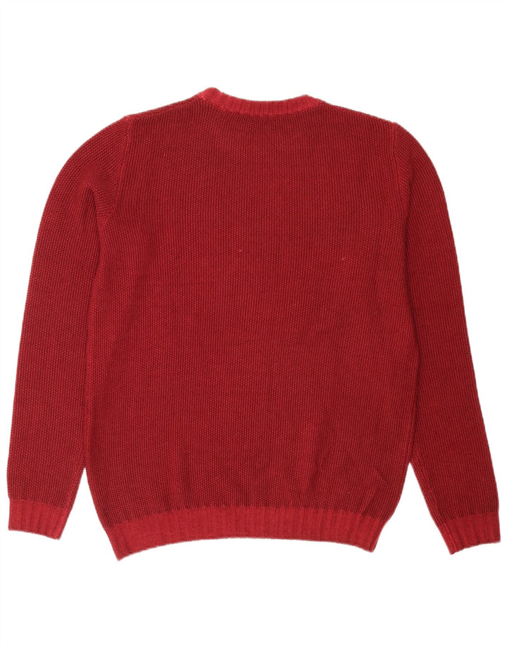 Jersey Hombre Trussardi Jeans Cuello Redondo Rojo Medio