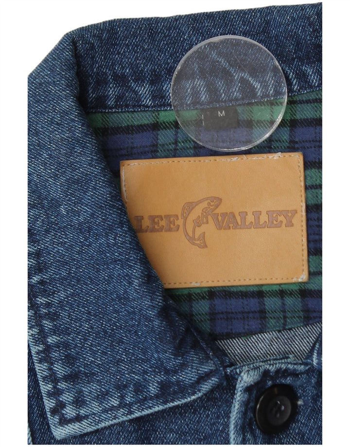Lee Valley Chaqueta vaquera para hombre UK 36 Algodón azul medio