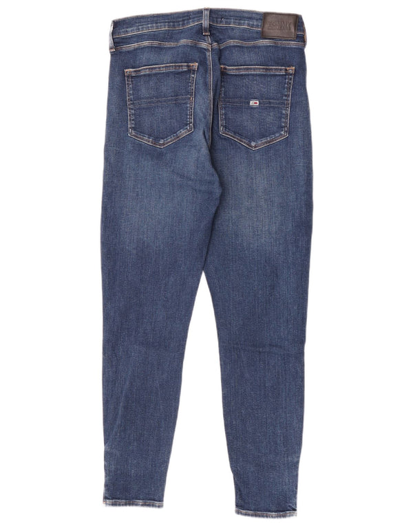 Vaqueros Tommy Hilfiger Sylvia de talle alto y súper ajustados para mujer W30 L26 Azul