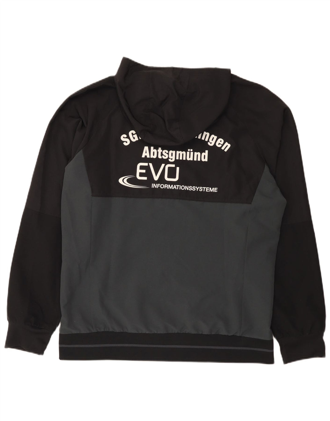 Adidas Climalite Graphic Chándal Top Chaqueta Grande Negro Colorblock