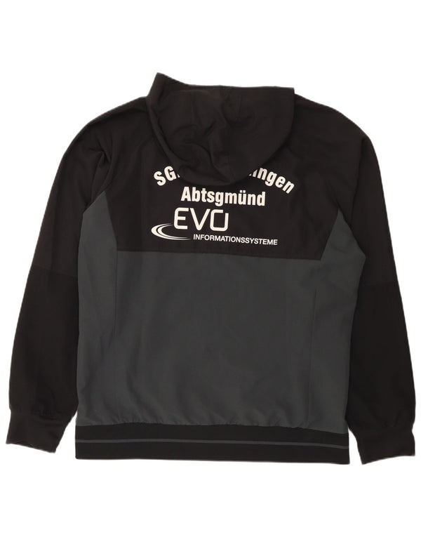 Adidas Climalite Graphic Chándal Top Chaqueta Grande Negro Colorblock