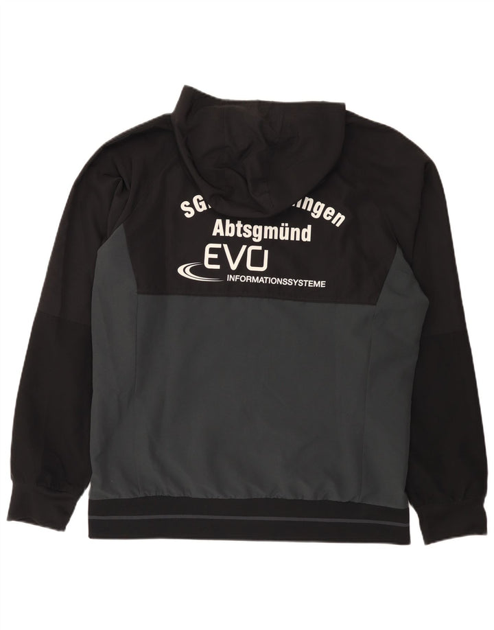 Adidas Climalite Graphic Chándal Top Chaqueta Grande Negro Colorblock