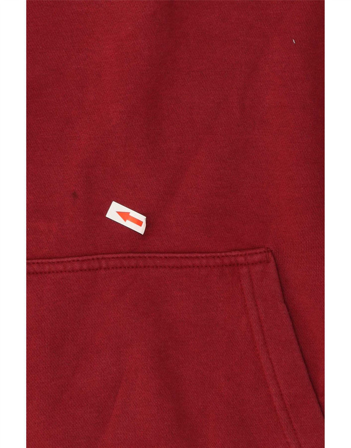 Nike Hombre Sudadera con capucha Jumper Medium Borgoña Algodón