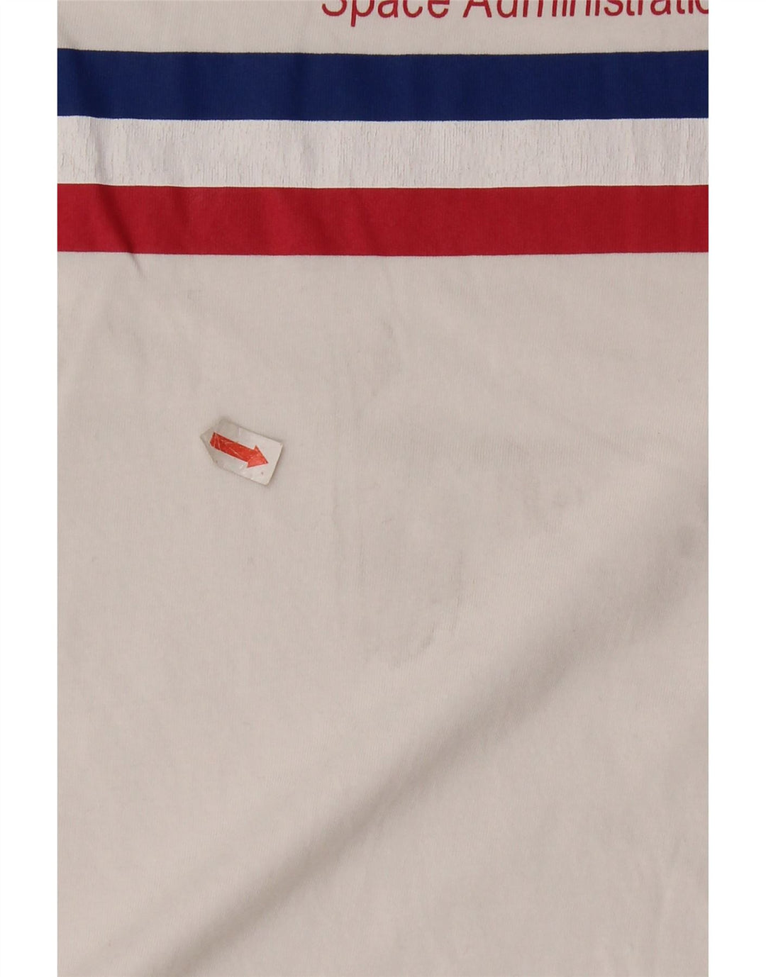 Alpha Industries Camiseta gráfica para hombre Top mediano de algodón a rayas blancas