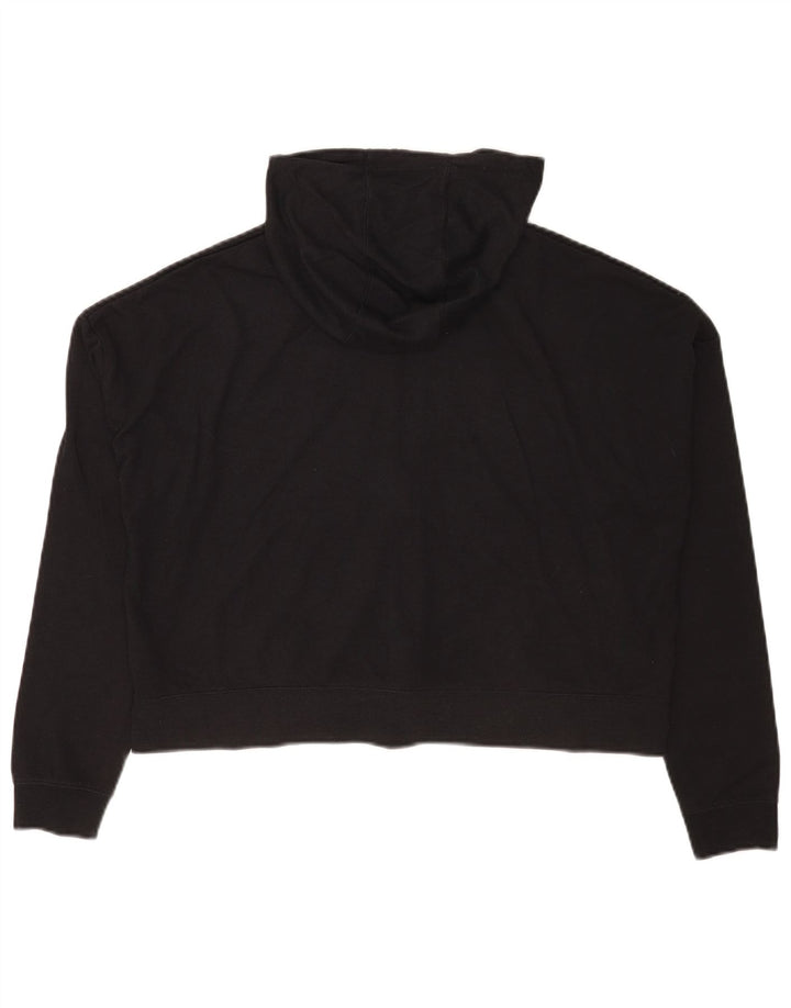 Nike - Sudadera con capucha para mujer, talla extragrande, con cremallera, talla M, poliéster negro