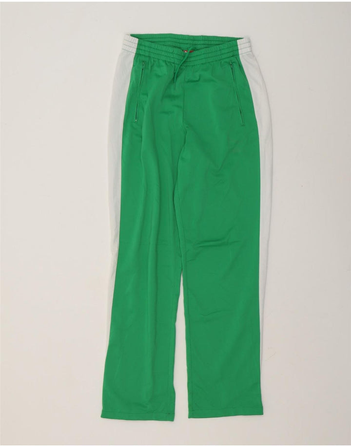 Puma Pantalones De Chándal Para Hombre Pequeño Poliéster Color Block Verde Pequeño