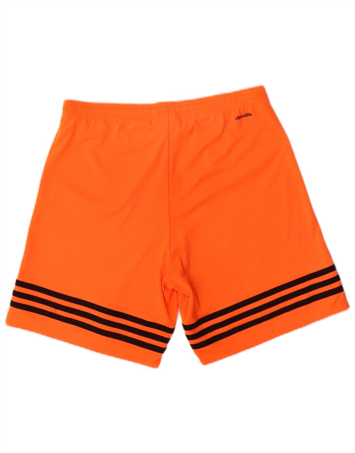 Adidas Mens Climalite Sport Shorts Pequeño Naranja Poliéster
