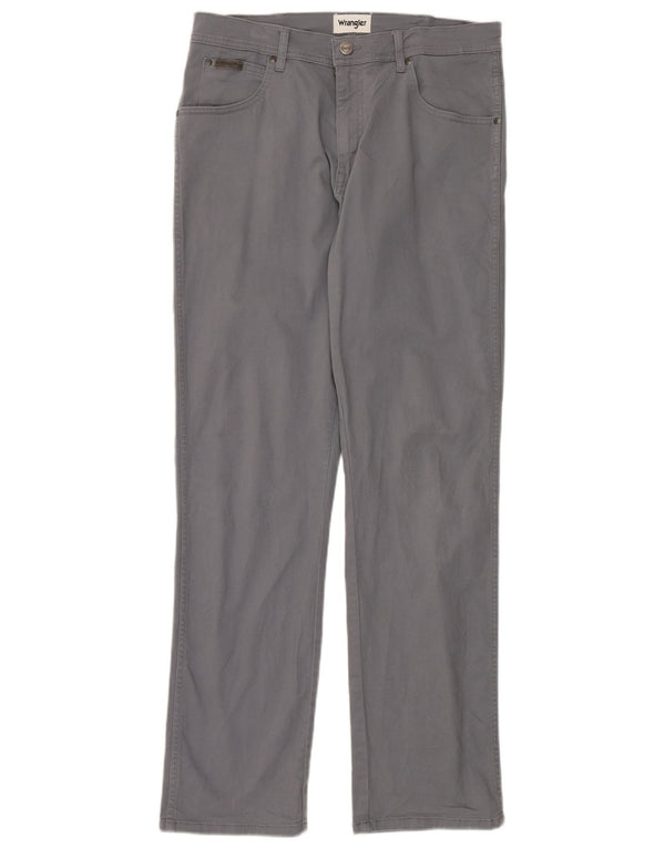 Wrangler Pantalones Casuales Recto Texas Para Hombre W32 L32 Algodón Gris