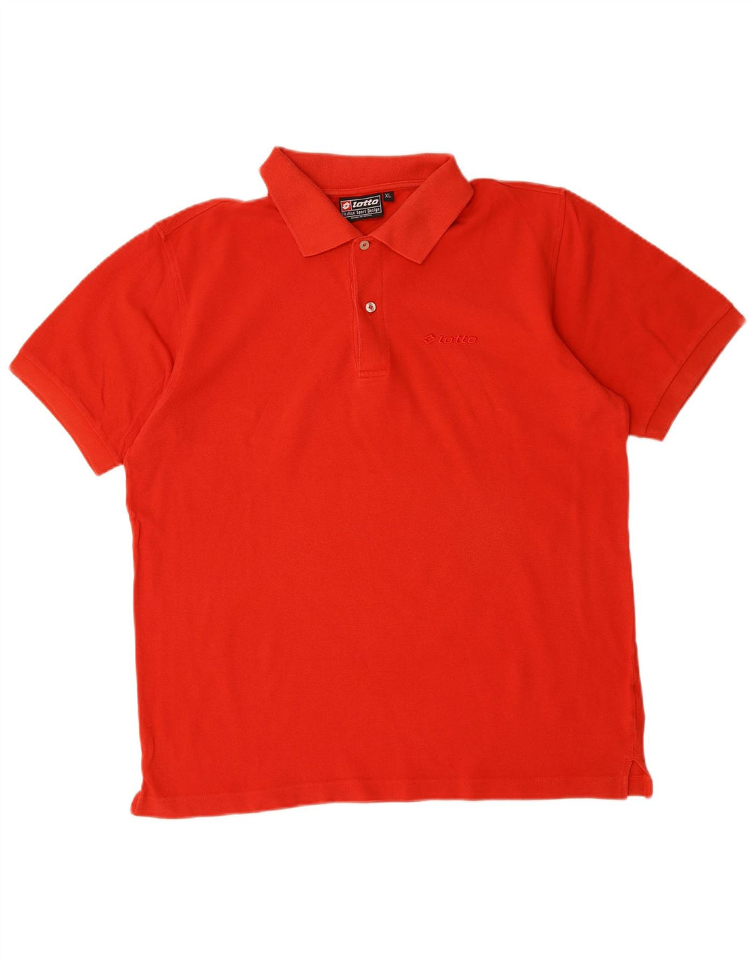 LOTTO Polo Hombre XL Algodón Rojo