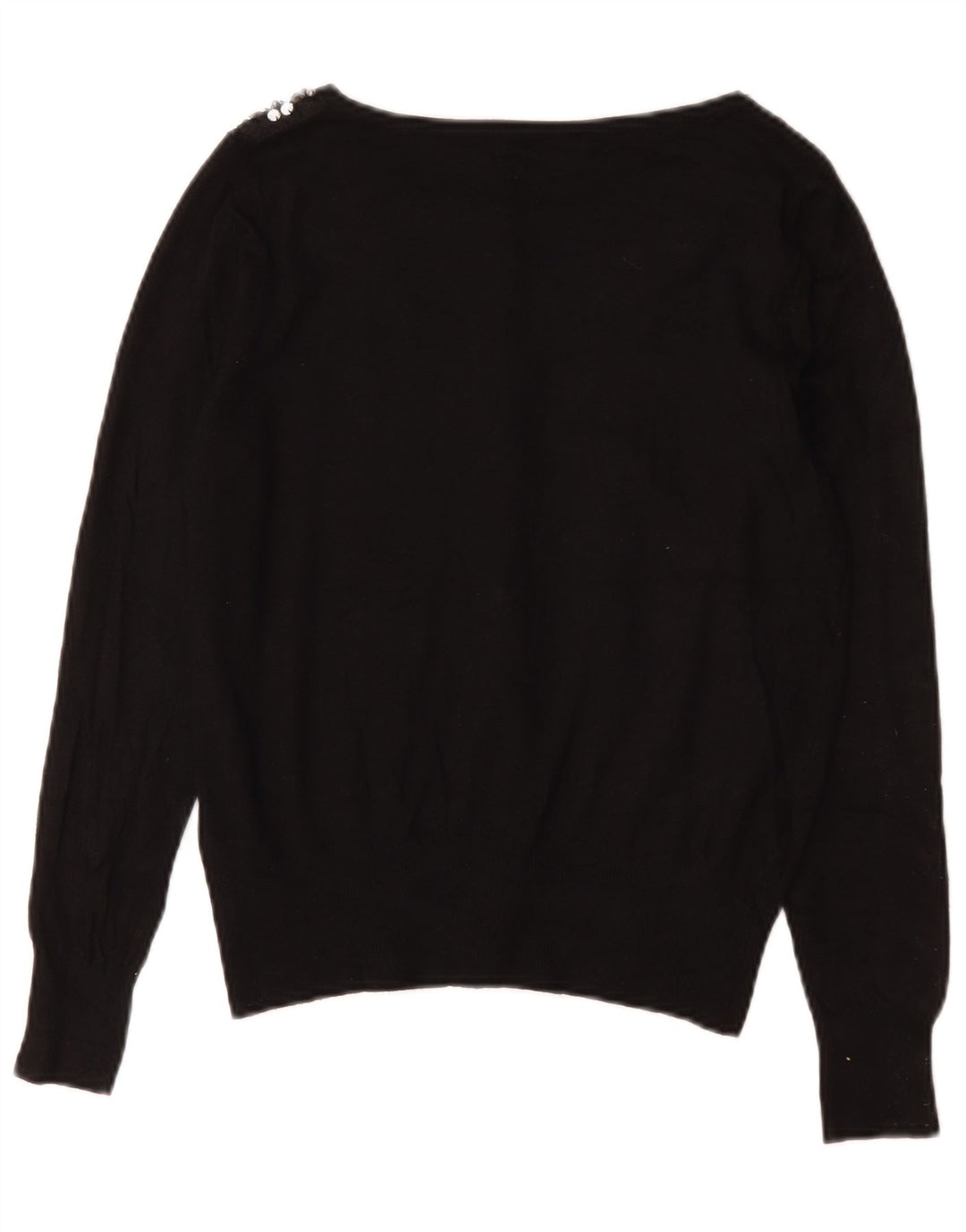 Marks & Spencer - Cárdigan para mujer, talla 40, algodón negro mediano