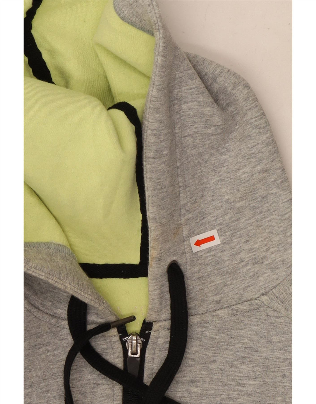 Marks & Spencer Suéter con capucha y cremallera para mujer Reino Unido 12 Algodón gris medio