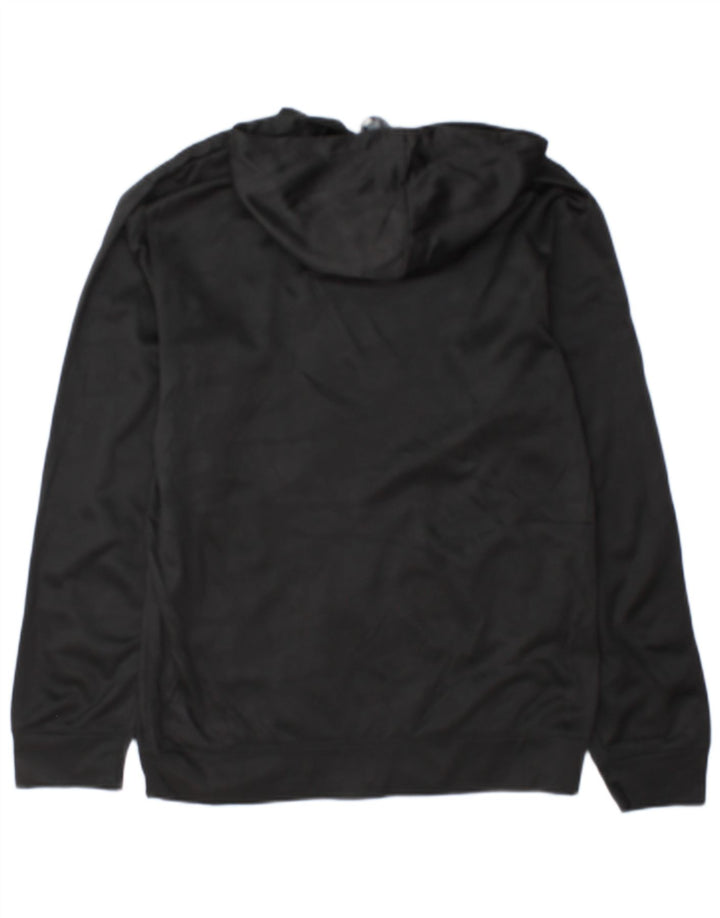 Champion Cougars Graphic Sudadera con capucha para hombre, talla pequeña, poliéster negro