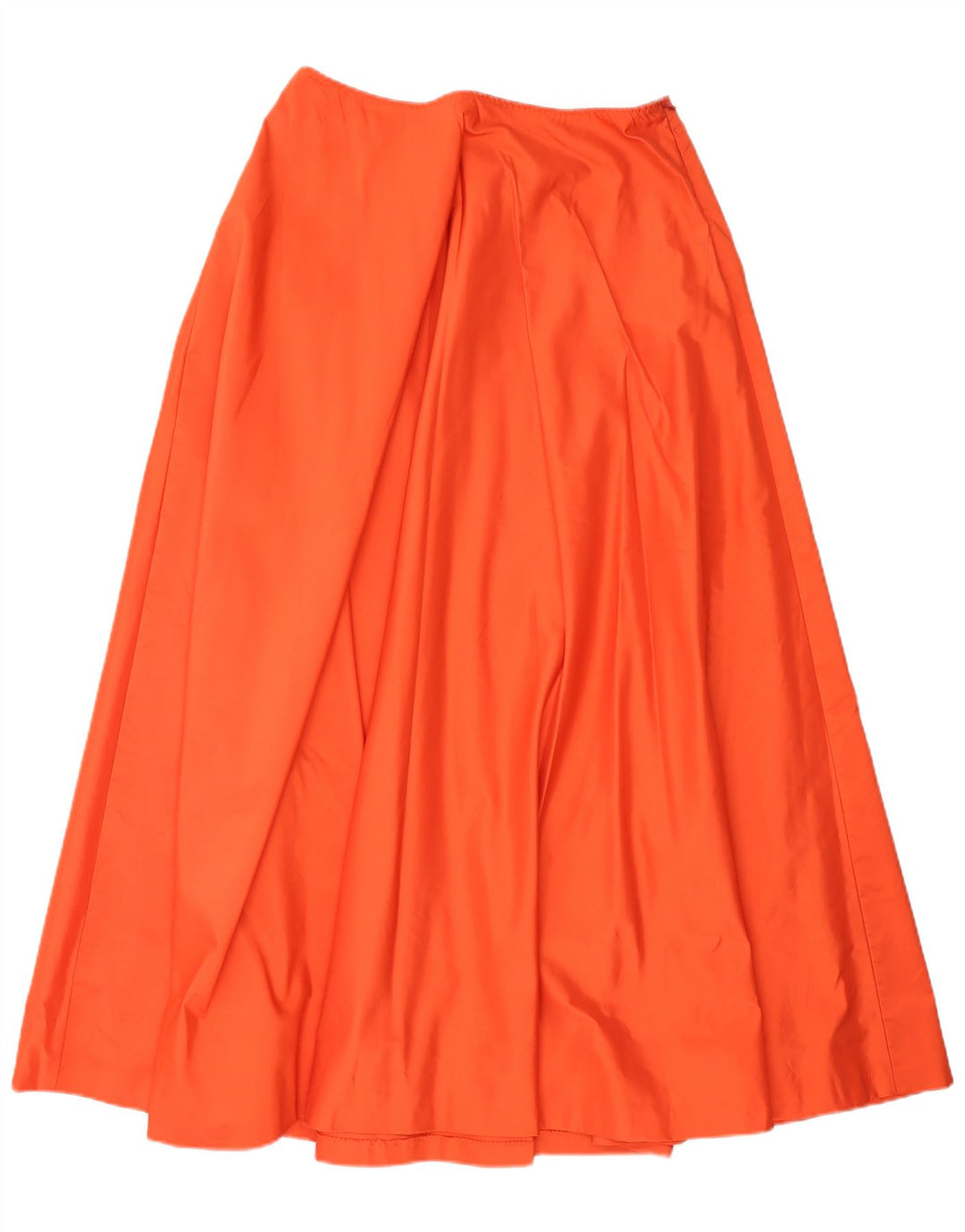 ICEBERG Falda larga para mujer IT 42 Mediana W28 Poliéster naranja