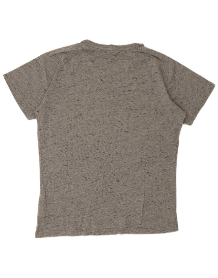 Camiseta Puma para hombre Top grande de algodón moteado gris