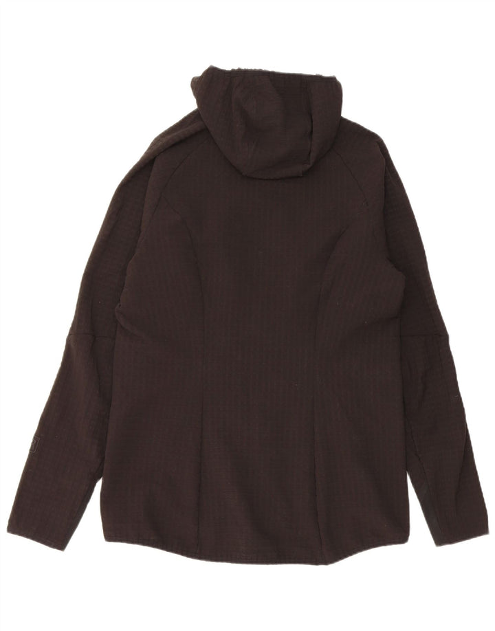 Patagonia - Chaqueta de chándal con capucha para mujer, talla 40, poliéster negro grande