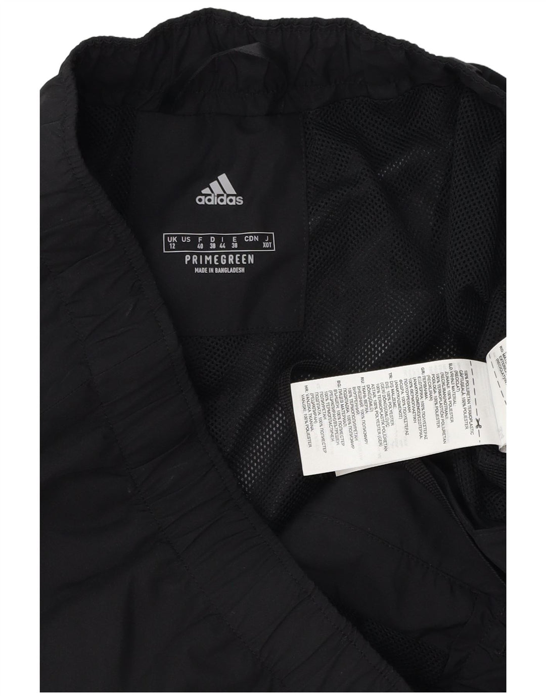 Adidas Pantalones impermeables Terrex para mujer UK 12 Medium Negro Poliéster