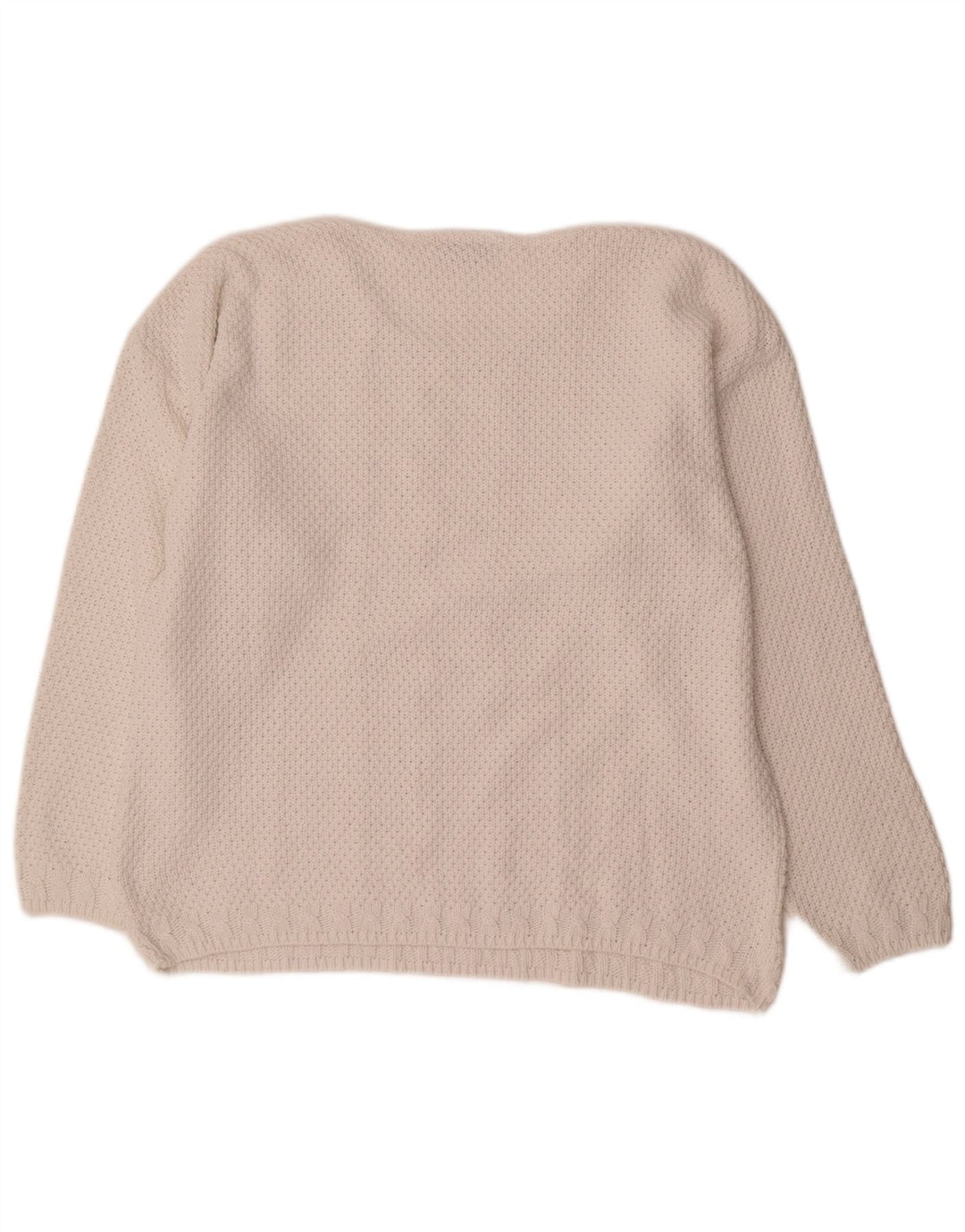 Street One - Jersey extragrande con cuello barco para mujer, talla 36, color blanco