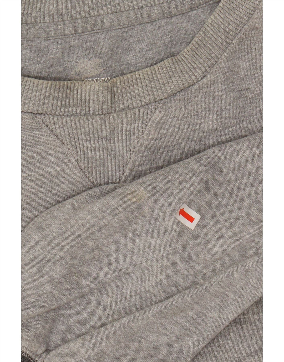 NIKE Mens Sweatshirt Jumper UK 38/40 Medium Grey Colourblock Cotton