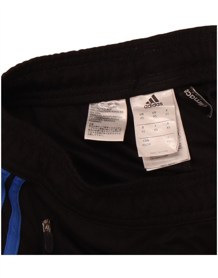 ADIDAS Mujer Climacool Chándal Pantalones UK 6 XS Negro Colorblock