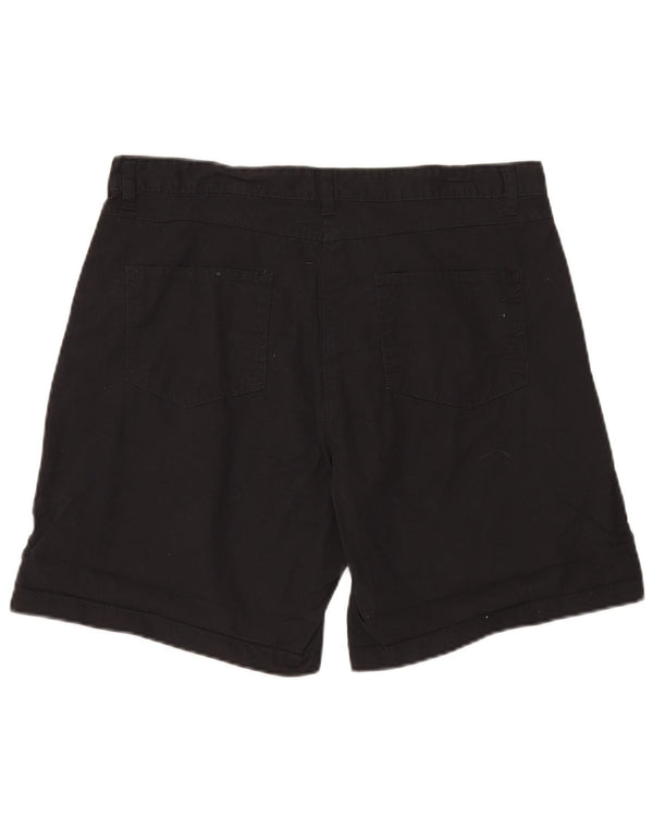 Pantalones cortos chinos para mujer Mountain Warehouse UK 46 Large W34 Algodón negro