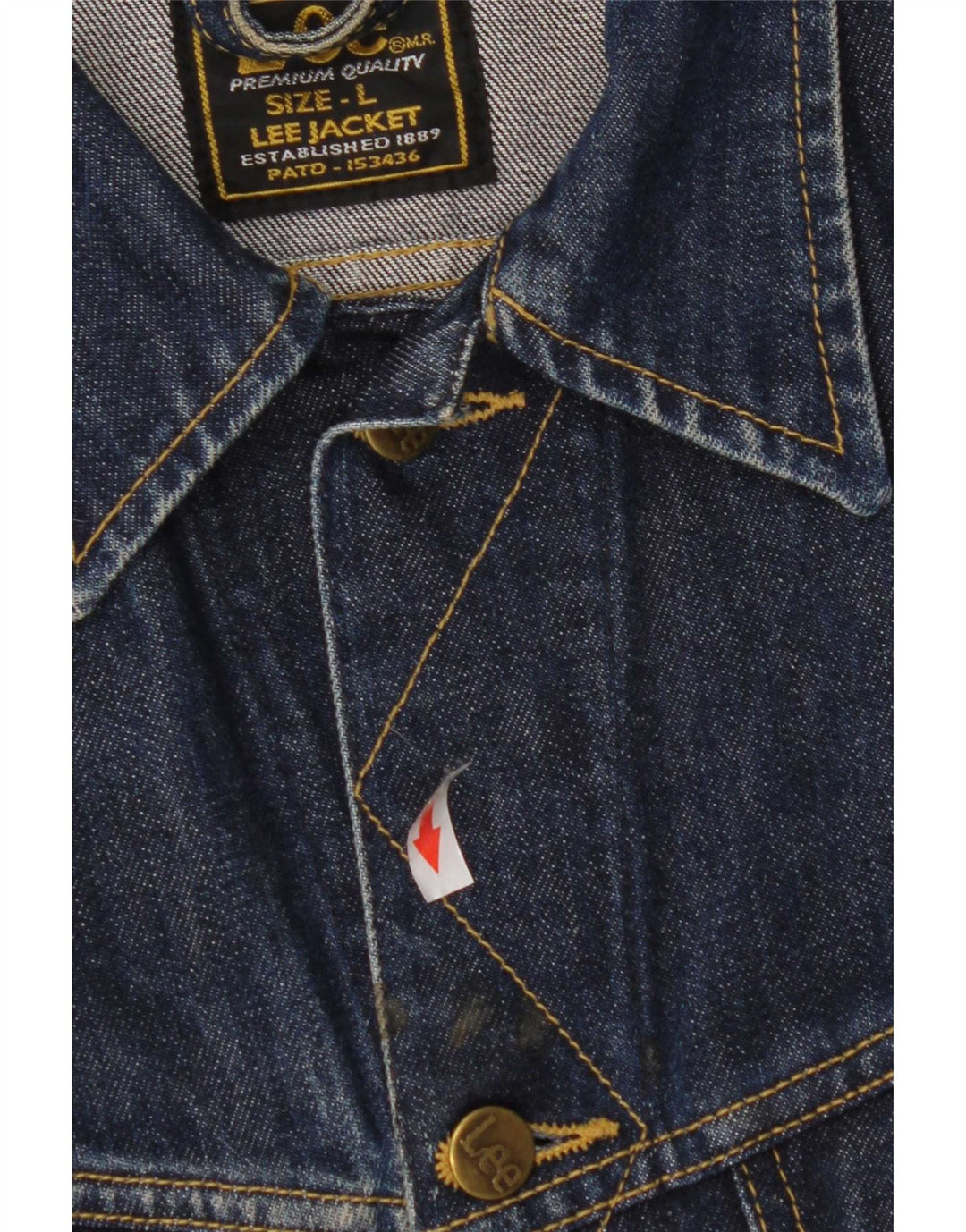 Lee Chaqueta Vaquera para Mujer UK 44 Grande Algodón Azul