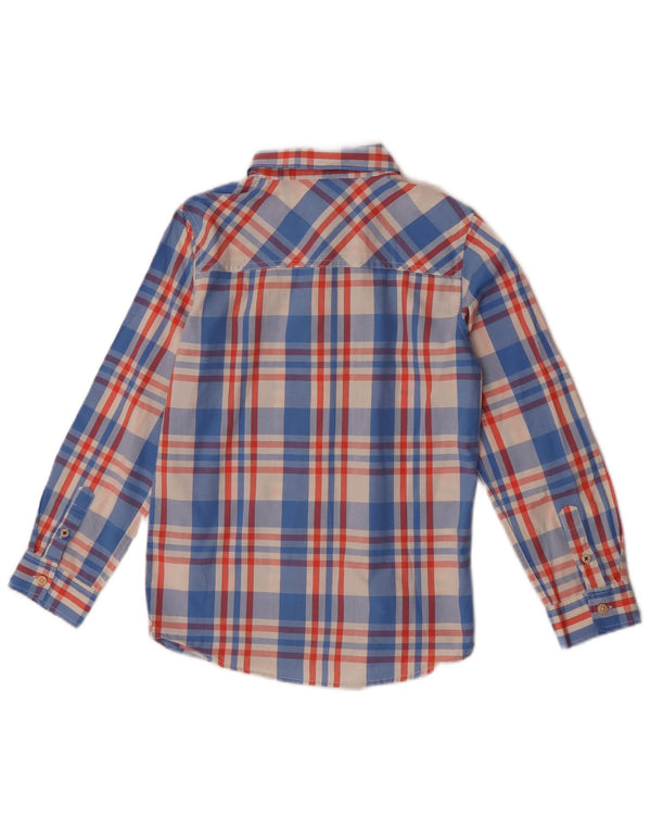 Camisa Niño Joules 9-10 Años Algodón Cuadros Azul