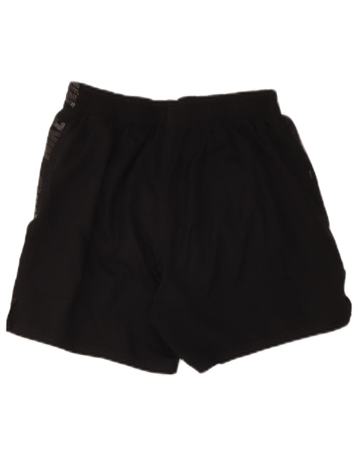 Nike Pantalones cortos deportivos gráficos para mujer UK 12 Mediano Negro Poliéster