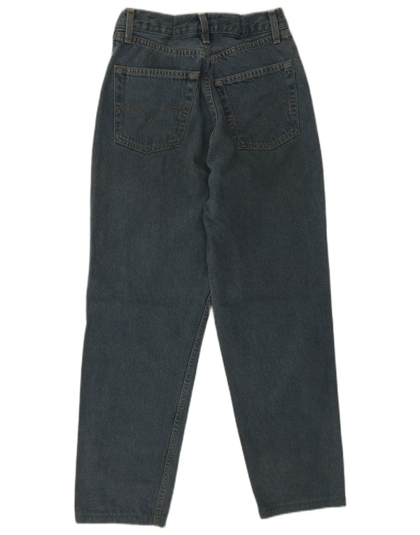 Vaqueros cónicos vintage para mujer W25 L26 azul