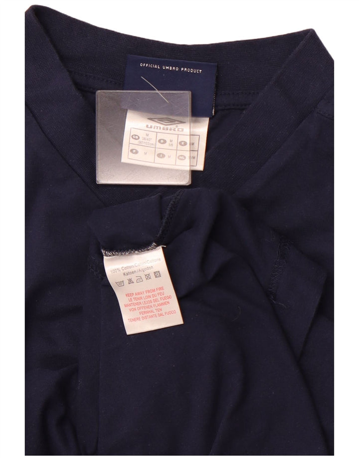UMBRO Camiseta Hombre Top Medium Azul Marino Algodón Deportes