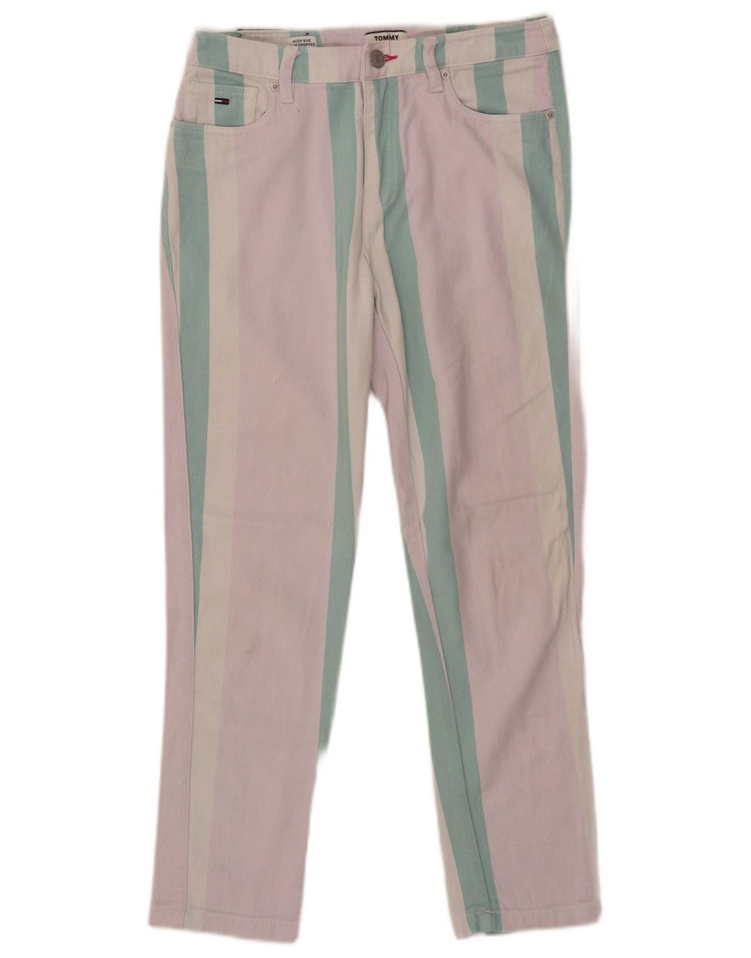 TOMMY HILFIGER Vaqueros recortados de talle alto Izzy para mujer W26 L26 Multicolor