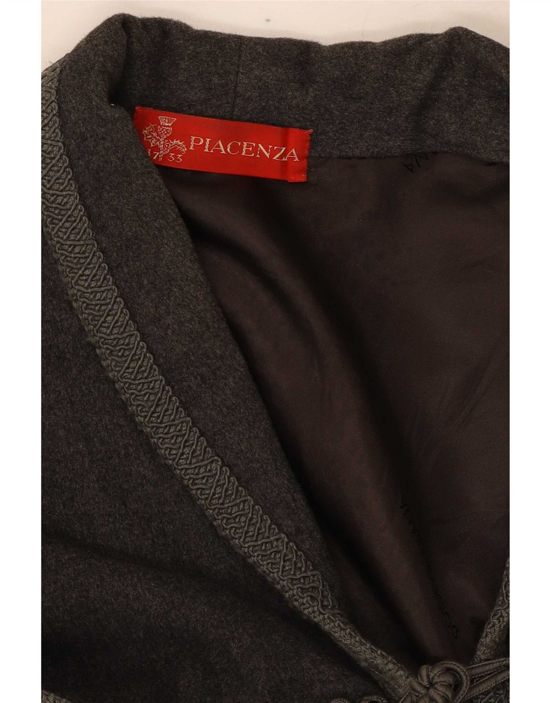 Piacenza Abrigo extragrande para mujer UK 18 XL Gris
